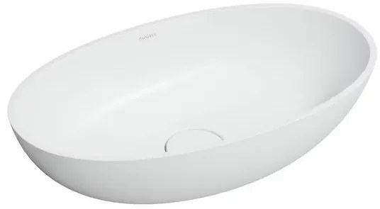 Lavoar pe blat Omnires Shell M+ alb mat