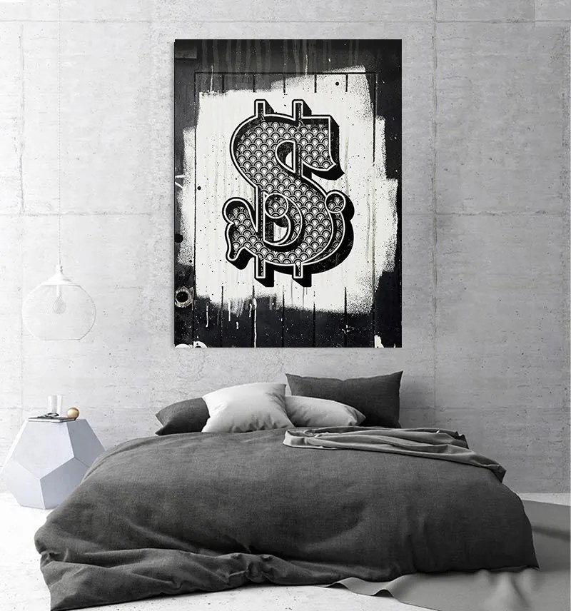 Tablou canvas Dollar 120x80 cm