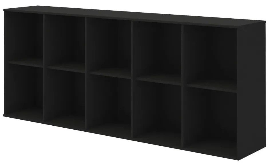 Sistem de rafturi modulare negru 169x69 cm Mistral Kubus - Hammel Furniture