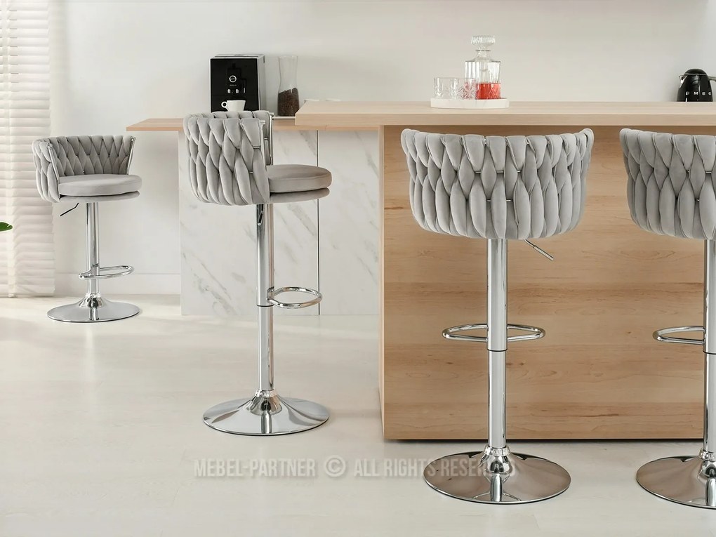 Scaun Adel (gri + chom). 1110644