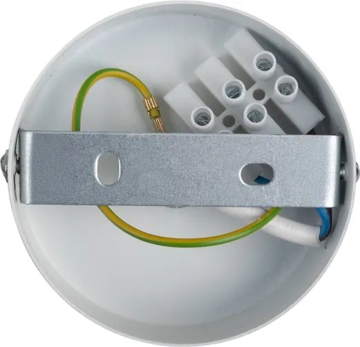 Pandantiv suspendat pe cablu PIATTO 1xGX53/15W/230V Ø 45 cm alb