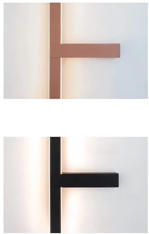 Aplica LED ambientala 40W 3000K SANDY BLACK ZB-2584