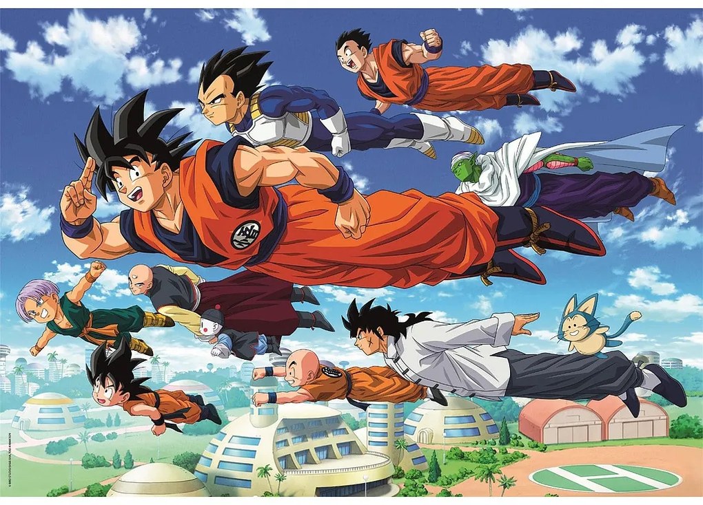 Dragon Ball Fly High Puzzle Compact Clementoni de 1000 de piese