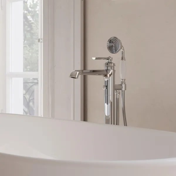 OMNIRES AM5233CR - Set cadă independent cu baterie ARMANCE crom lucios