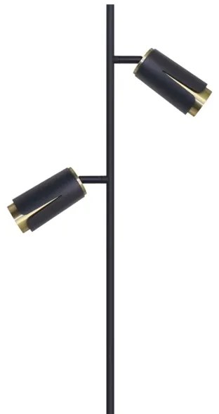 Lampadar FLOWER 2xGU10/8W/230V negru