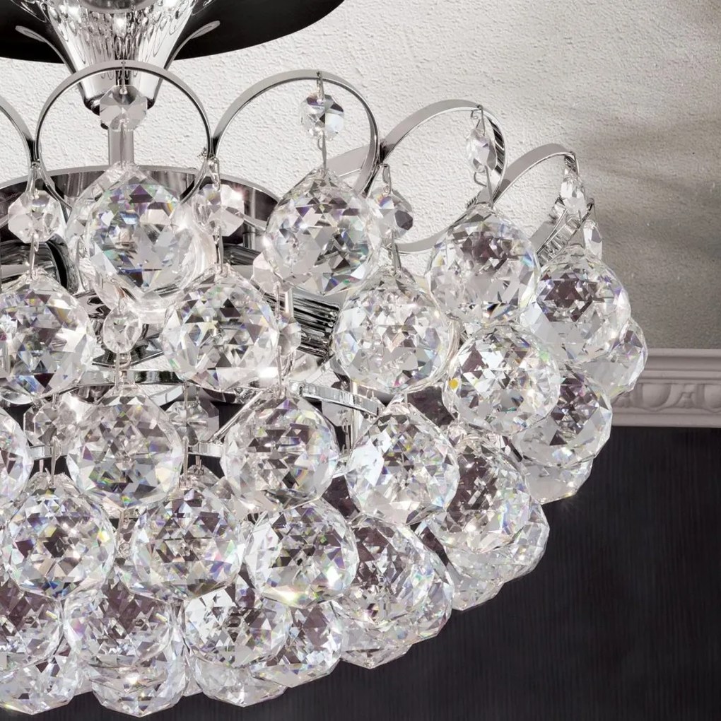 Lustra cristal Asfour, KRISTALL KLASSISCH crom 40cm