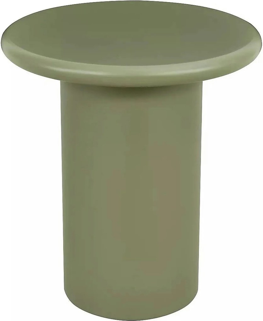 Măsuță cafea TIP, verde olive mat/verde olive, metal/MDF, 45x45x40 cm