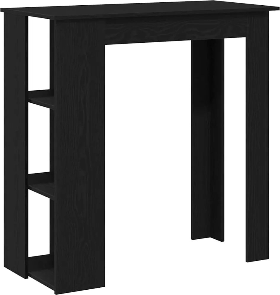 vidaXL Masă de bar Stejar Negru 102 x 50 x 103,5 cm Lemn compozit