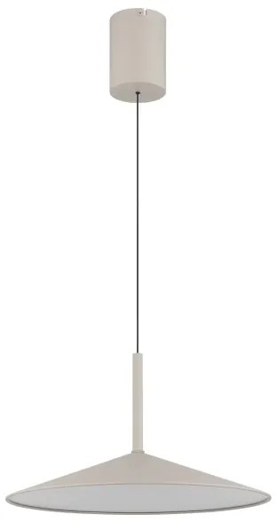 Globo 15635SA - Lustra suspendată pe cablu LAMPONE, LED 18W/230V, 4000K, crem