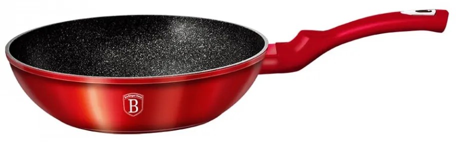 Wok 28 cm Burgundy Metallic Line Berlinger Haus BH 1267N