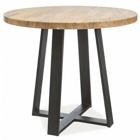 Masa rotunda Vasco stejar - d 90 x h 78 cm