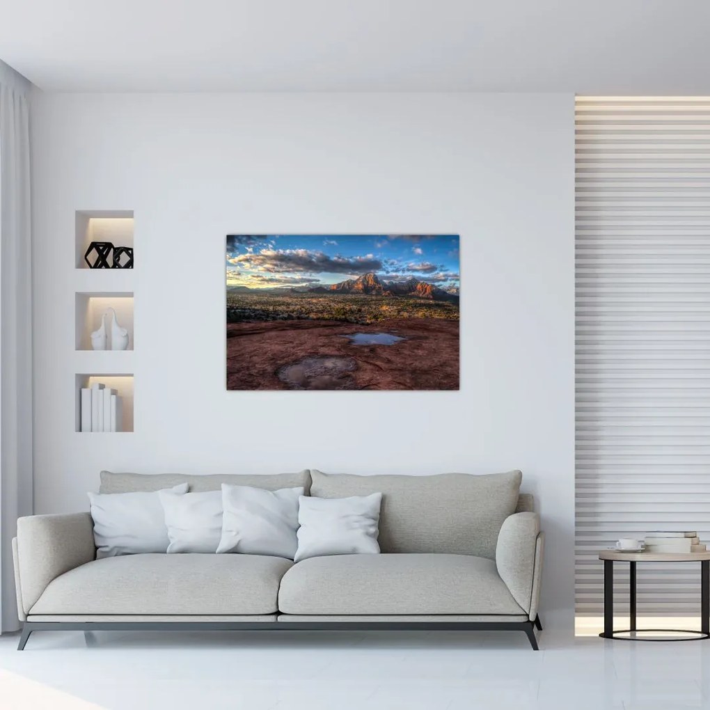 Tablou cu munți (90x60 cm)