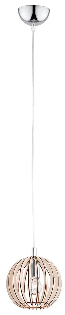 Pendul lemn design scandinav PORTORYKO maro 17cm