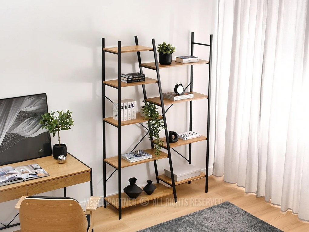Raft Gecon Reg (stejar + negru). 1111342
