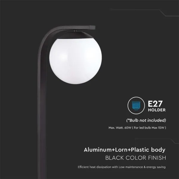 Lampă de exterior 1xE27/60W/230V IP44 negru