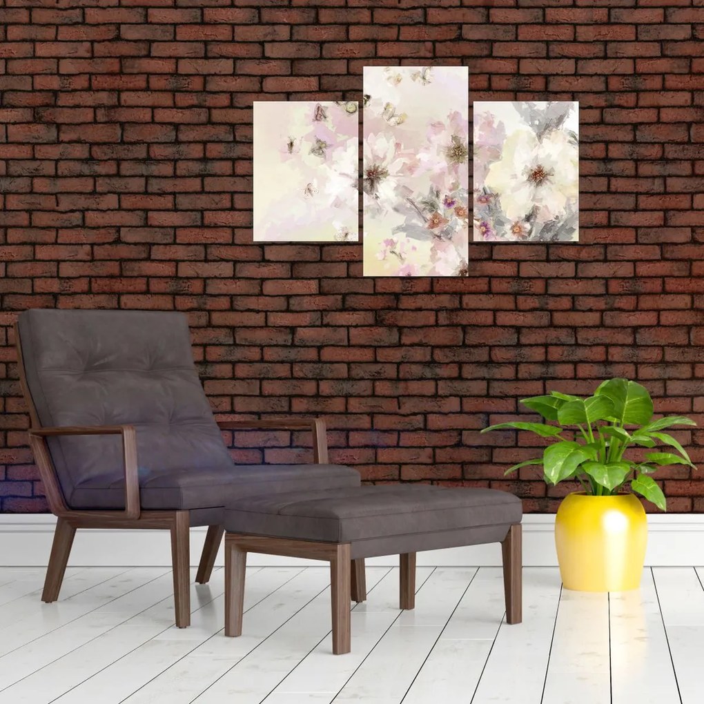 Tablou - Flori,pictură (90x60 cm)