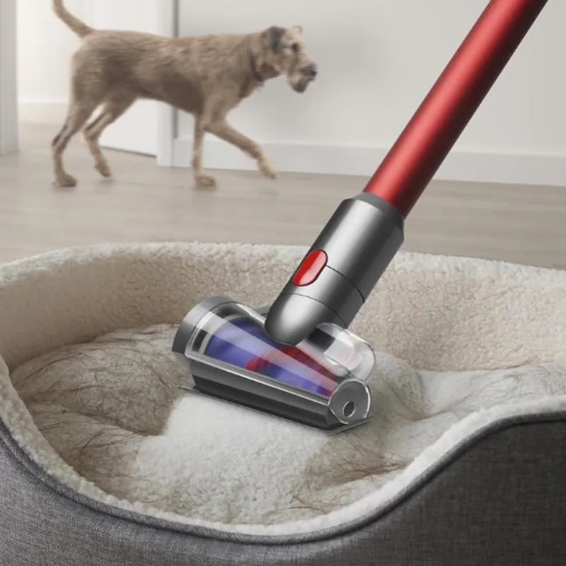 Dyson V11 Fluffy 476550-01 2in1, 185AW, 0.54 litri, 125 000 rpm, Autonomie 60 min, 3 moduri, LCD, Nichel/negru.