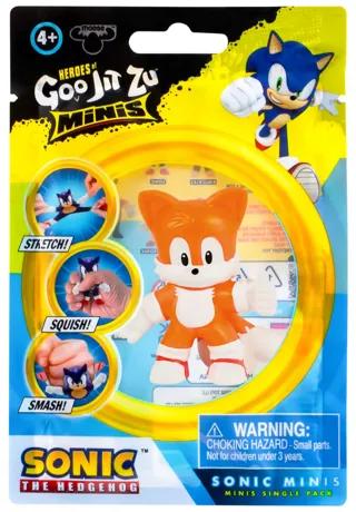 Figurina elastica Goo Jit Zu Minis Sonic Metallic Tails 42824-42828