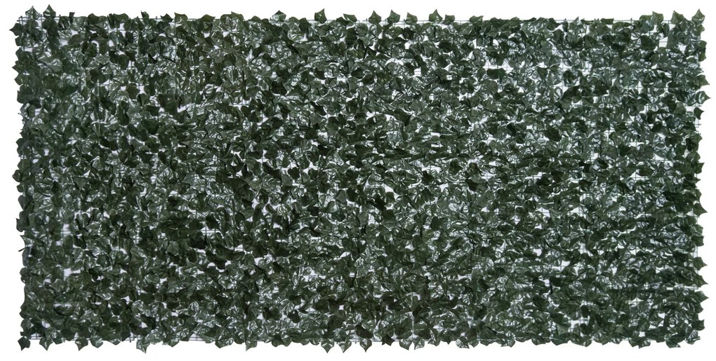 Outsunny Gard Artificial în Rolă pentru Balcon și Grădină din PE anti-UV, Gard Viu Fals cu Frunze, 300x150 cm, Verde | Aosom Romania
