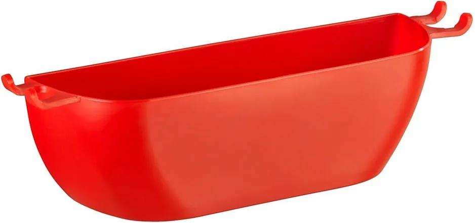 Coșuleț de perete Wenko Turbo-Loc Brasil Red, roșu