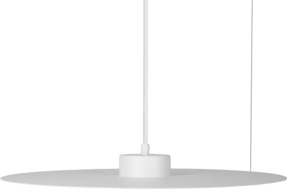 Pandantiv suspendat pe cablu PIATTO 1xGX53/15W/230V Ø 45 cm alb