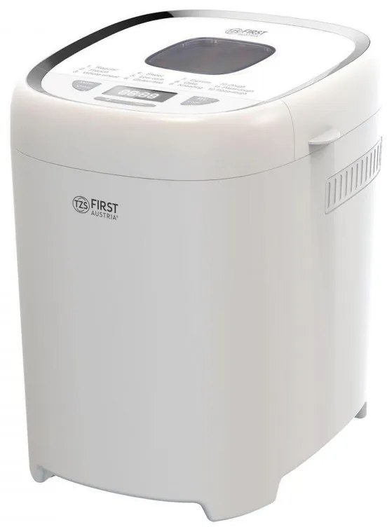 Masina de paine First Austria FA-5150-3, 550W, 13 programe, 2 dimensiuni, 3 trepte de coacere, Alb