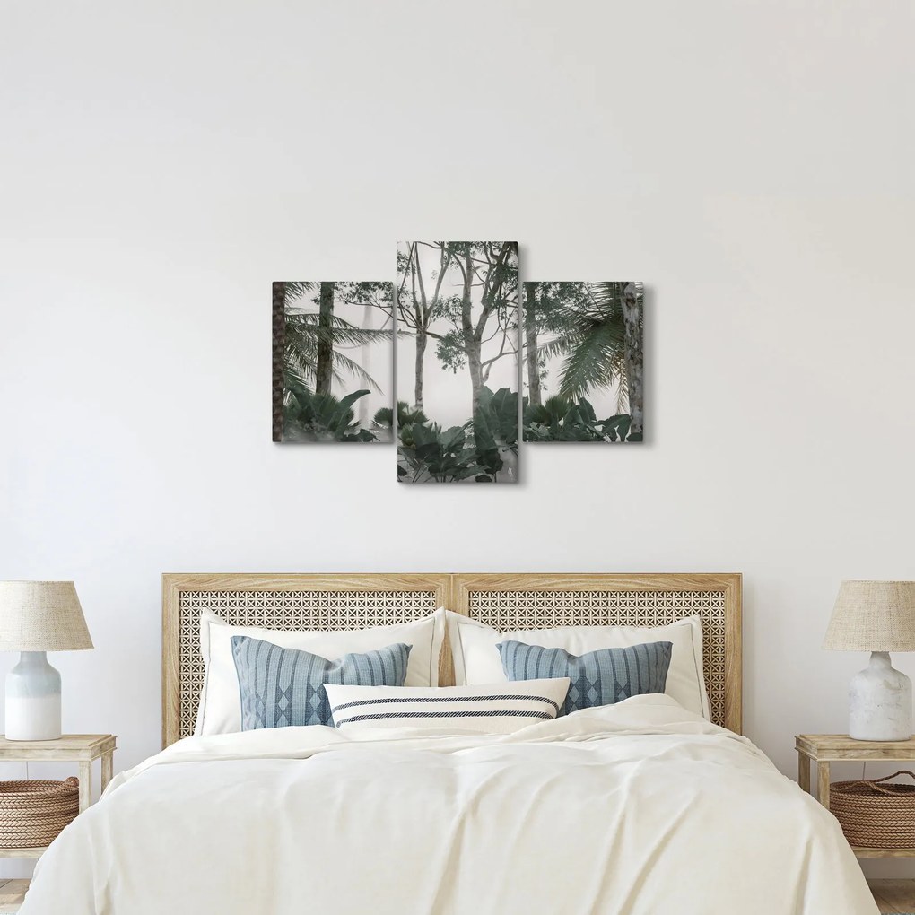 Tablou - Jungla în ceața dimineții (90x60 cm)