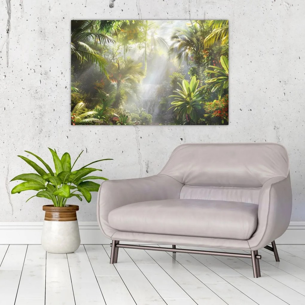 Tablou - Pădure tropicală (90x60 cm)