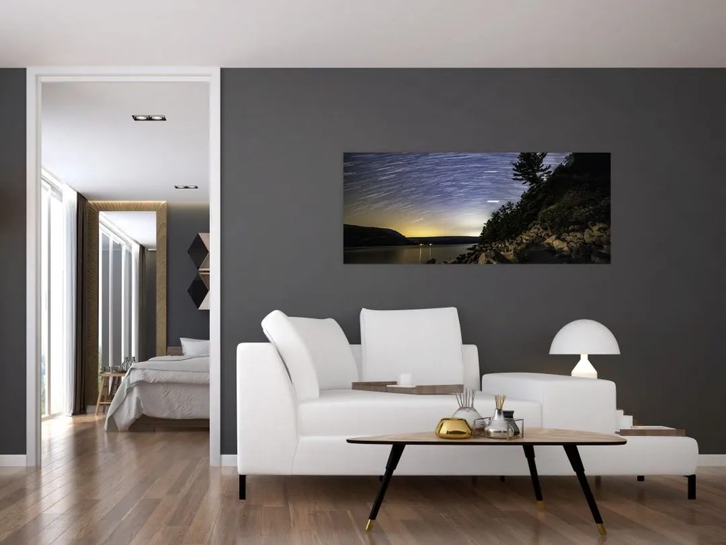 Tablou - cerul cu apus de soare (120x50 cm)