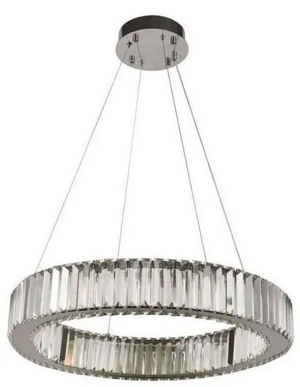 Lustră LED dimabilă pe cablu LED/40W/230V 3000-6500K crom + telecomandă