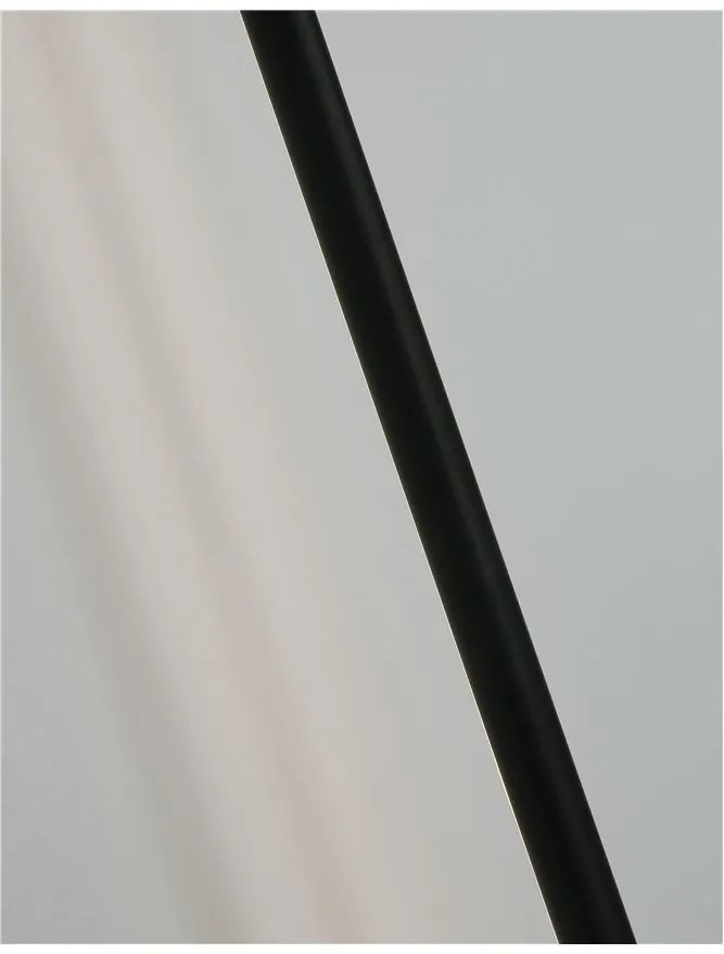 Aplica de perete LED design liniar GROPIUS negru, L-120cm, H-7cm
