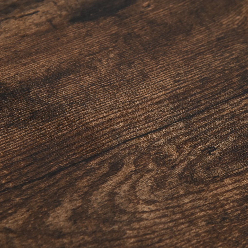HOMCOM Masă Bar cu 4 Taburete, Stil Industrial, Picioare Antialunecare, Ideal pentru Bucătărie și bar, Maro, 100x60x88 cm | Aosom Romania