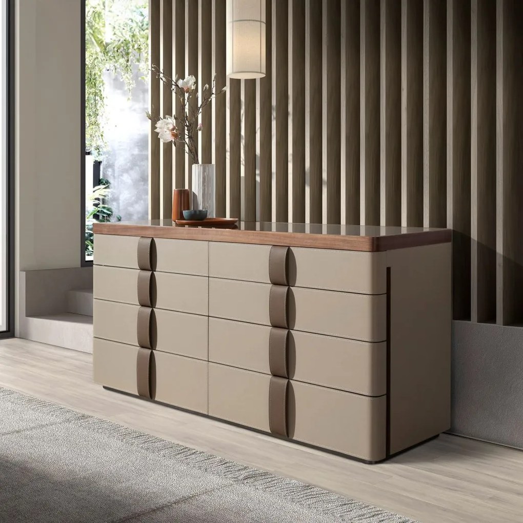 Comoda cu sertare si spatiu pentru ceasuri si bijuterii Chiffonier
