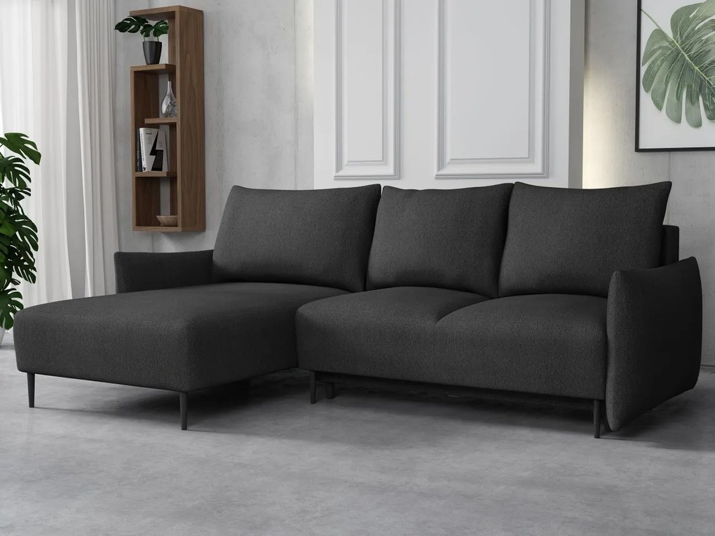 Colțar Welenora L (Negru) (cu sp. depozitare). Promo -17%. 1105330