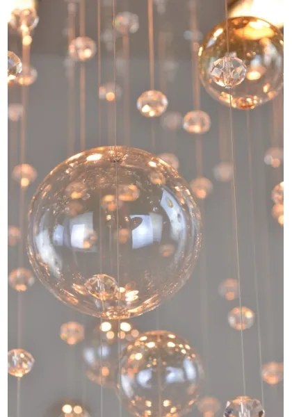 Wranovsky JWZ610100101 - Lustră aplicată de cristal ORBIS 10xGU10/40W/230V