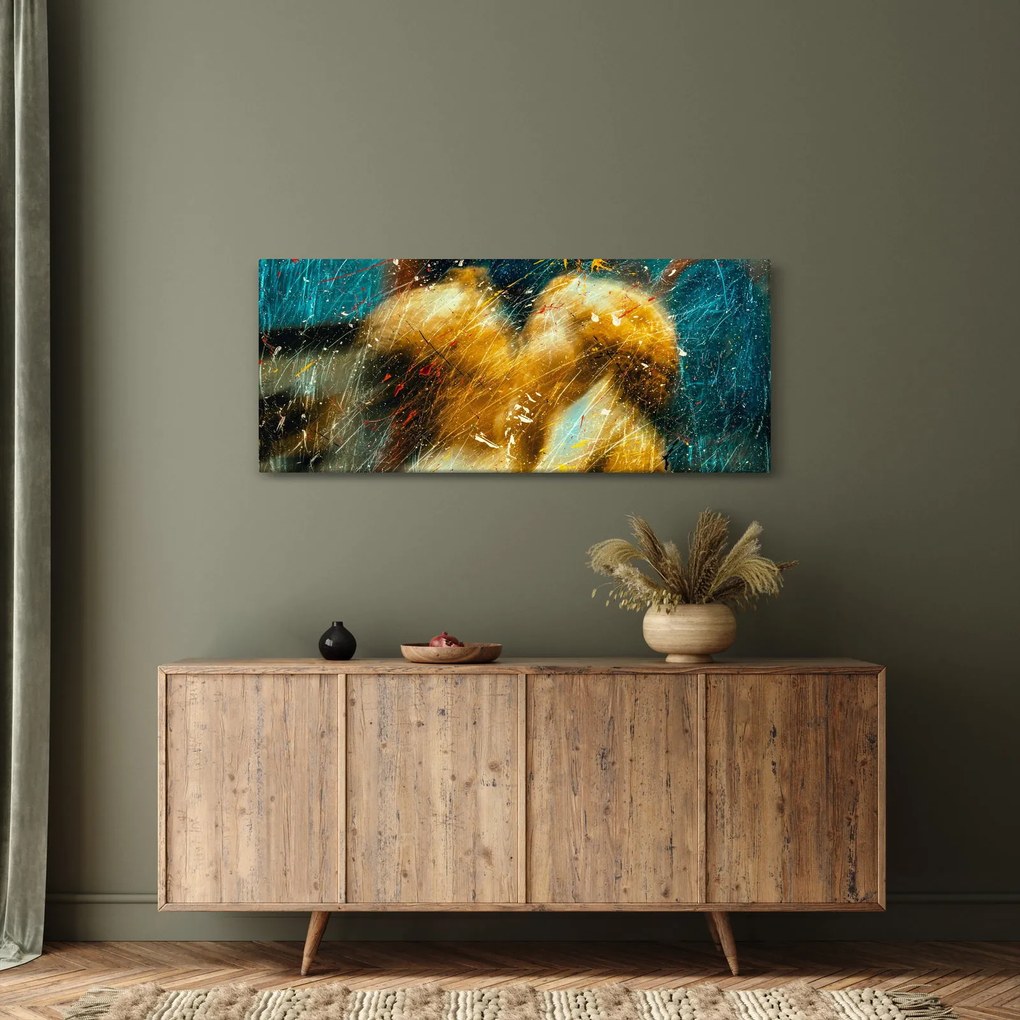 Tablou - Îngerii sărutăndu-se (120x50 cm)