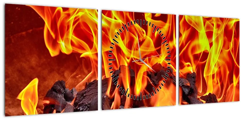 Tabloul cu jar (cu ceas) (90x30 cm)