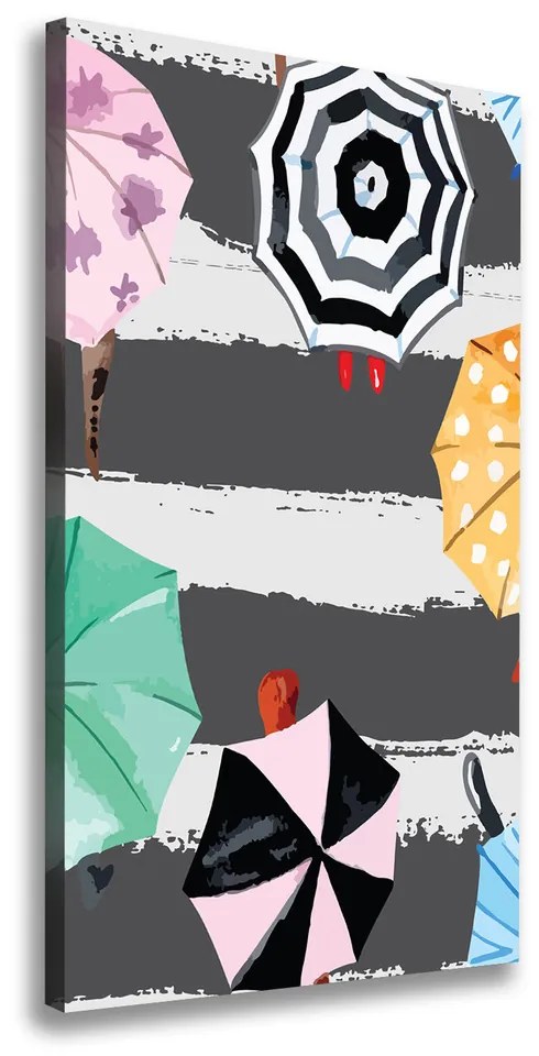 Tablou pe pânză canvas Umbrele colorate