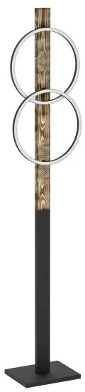 Lampadar LED Eglo 900892 BOYAL 2xLED/12W/230V 3000K maro/negru