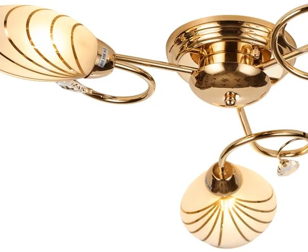 Lustră aplicată Brilagi MEGAPOLIS 3xE14/60W/230V auriu