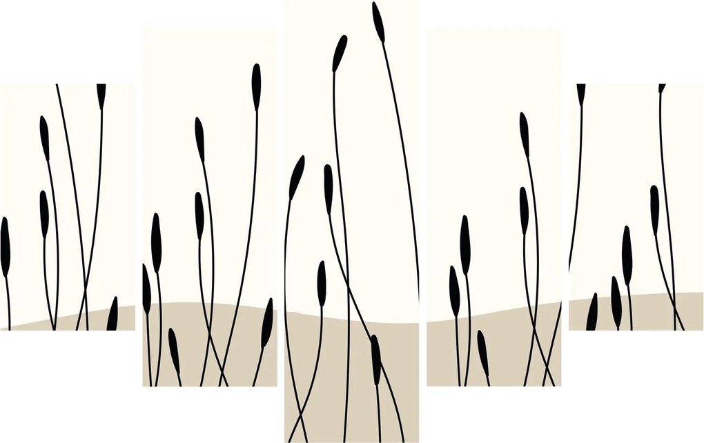 Tablou - Pajiște grafică N⁰3 (150x105 cm)