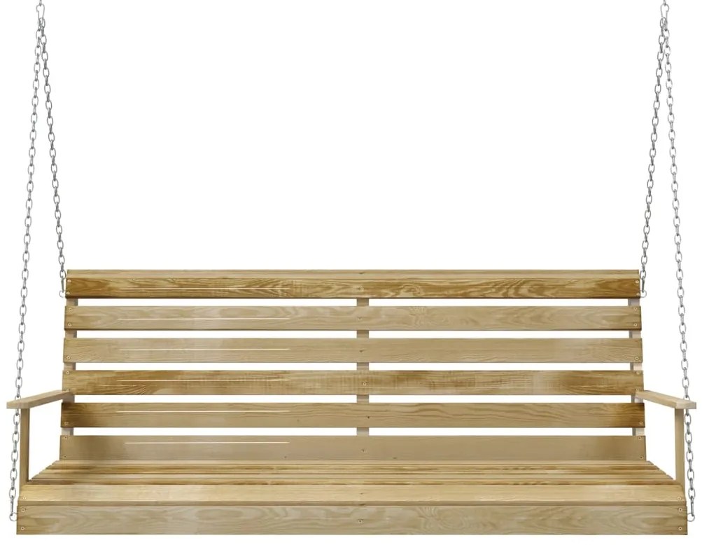 Banca balansoar, 155x65x60 cm, lemn tratat de pin