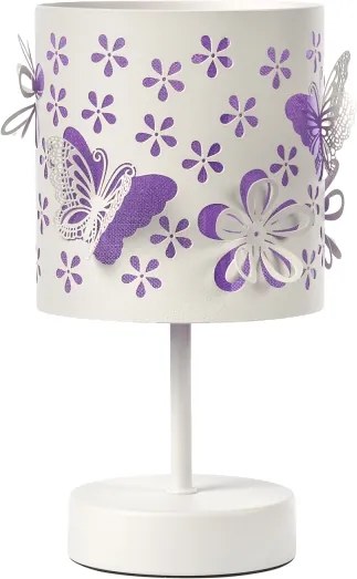 Lampă de masă ONLI TITILLA 1xE14/6W/230V 22 cm mov/alb