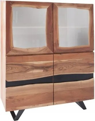 Vitrina design industrial Amazonas 140cm, salcam A-38330 VC