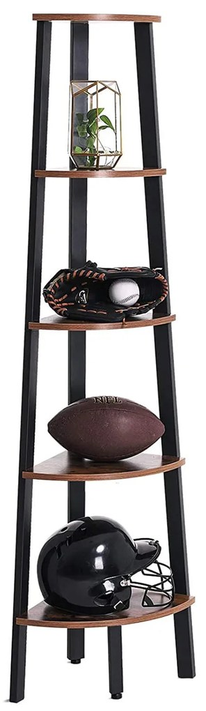 Raft colt TAYLOR 5 polite 159x34 cm, rustic maro