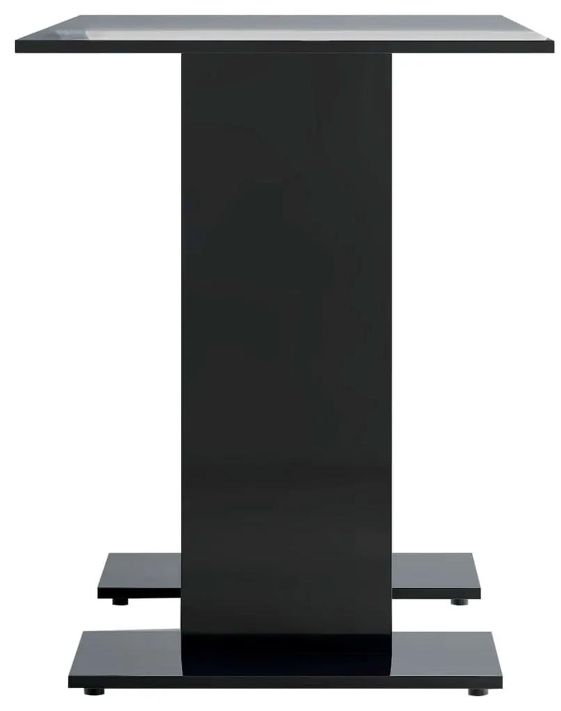 Masa de bucatarie, negru extralucios, 110x60x75 cm, PAL 1, negru foarte lucios