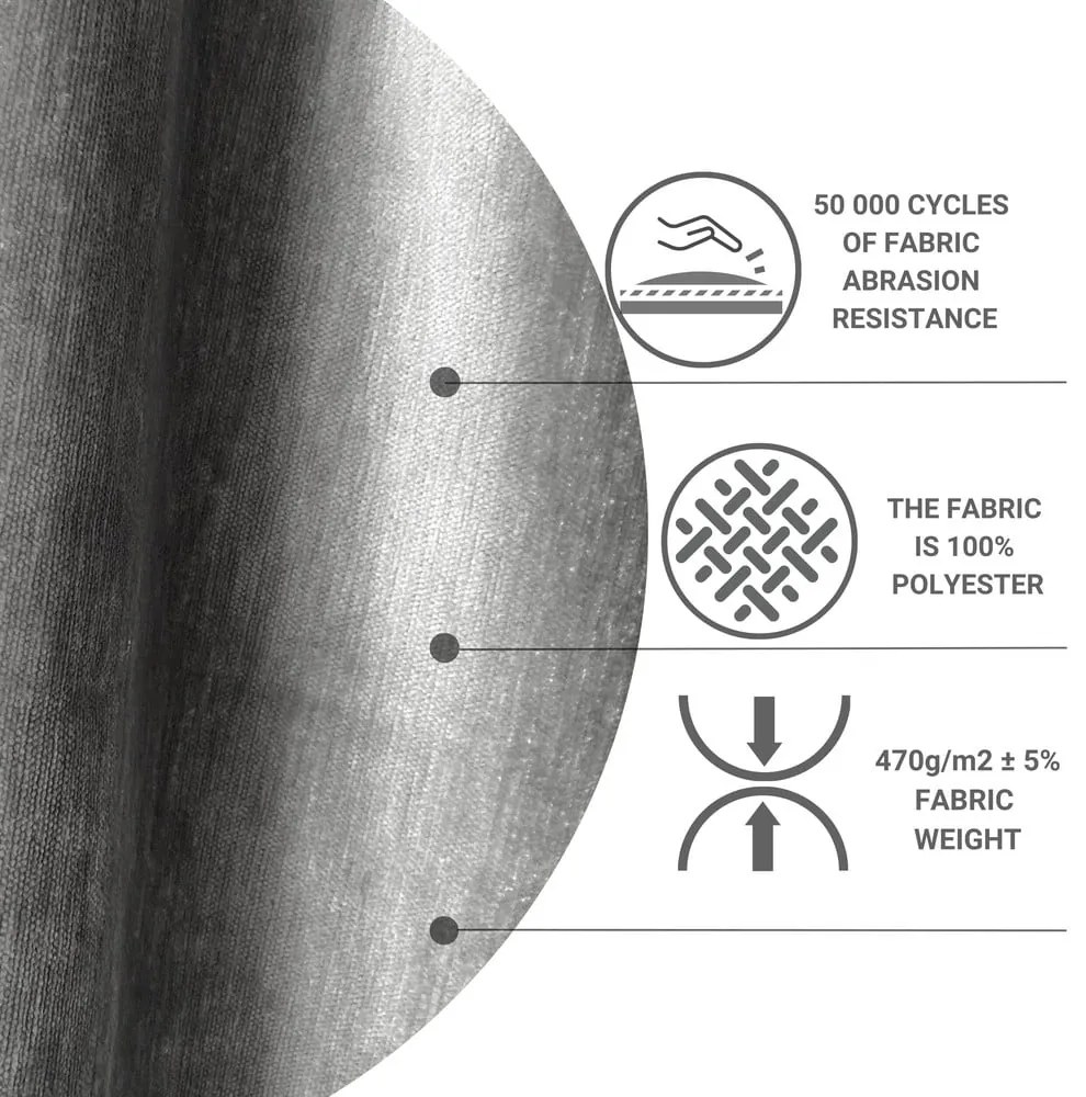 Pat matrimonial gri tapițat cu spațiu de depozitare 140x200 cm Musca – Maison de Rêve