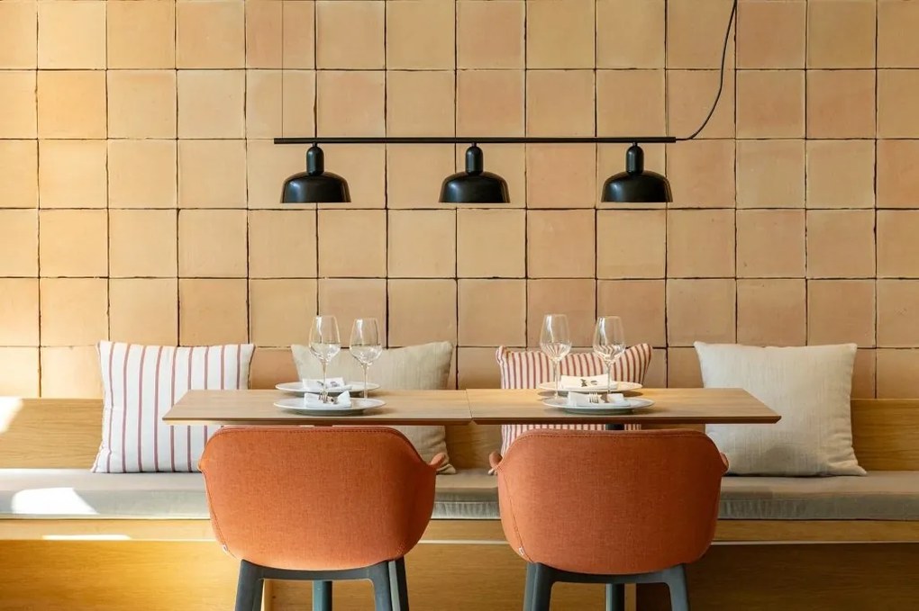 Lustra suspendata metal TATAWIN S 3L negru