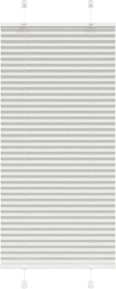 vidaXL Jaluzea plisată gri deschis 55x150 cm Lățime țesătură 54,4 cm