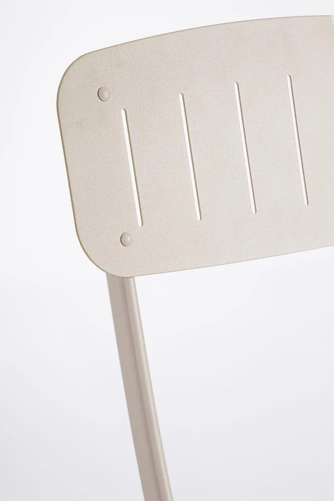 Set de dining pentru grădină bej din oțel pentru 2 persoane Yvonne – Bizzotto